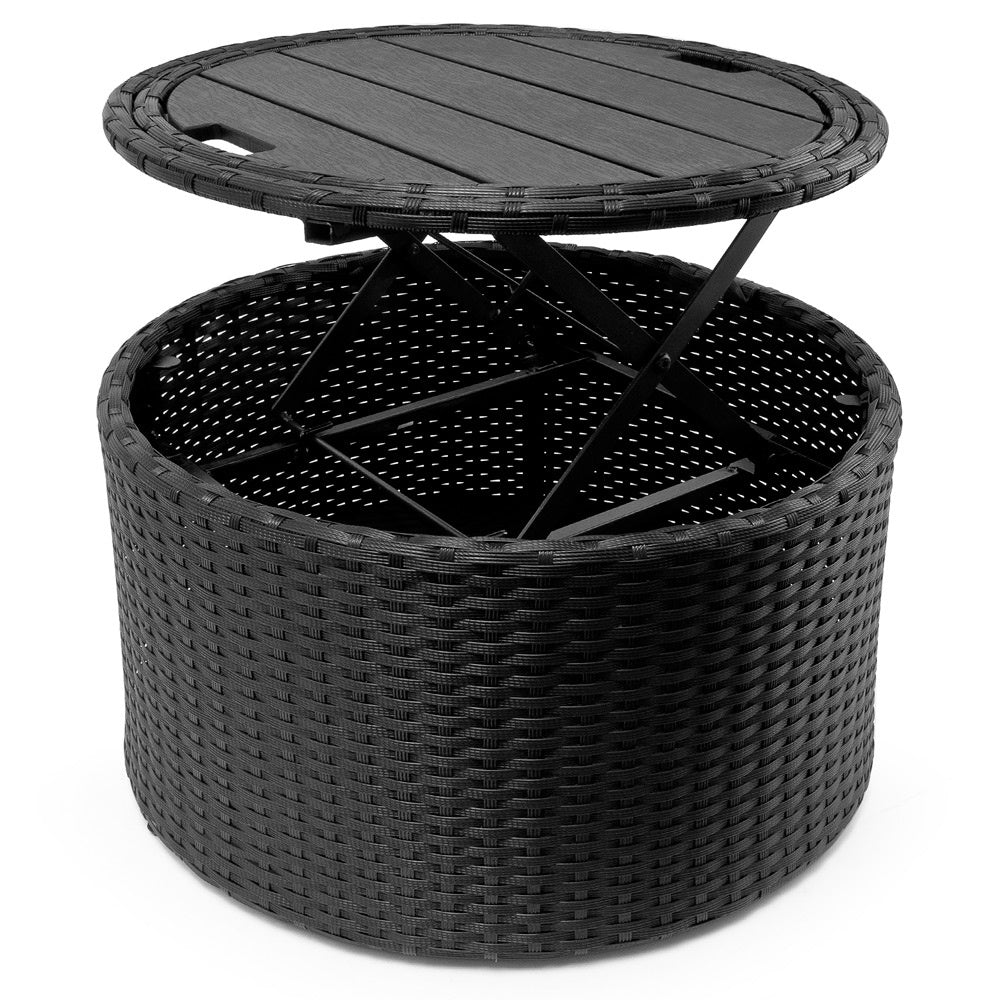 Salon de Jardin Premium - Oasis 185cm – Modulable - Gris Anthracite