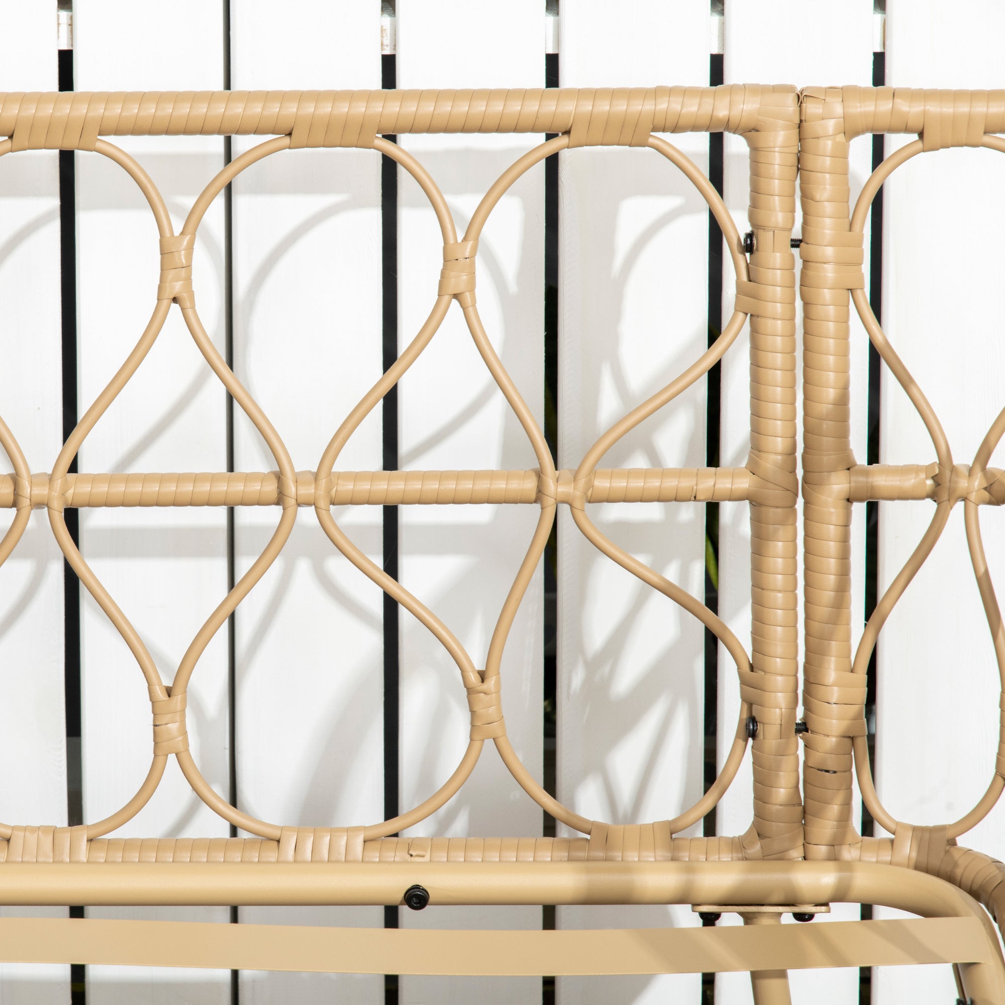 Salon de Jardin 4 Places Provence – Canapé, 2 Fauteuils & Table en Verre