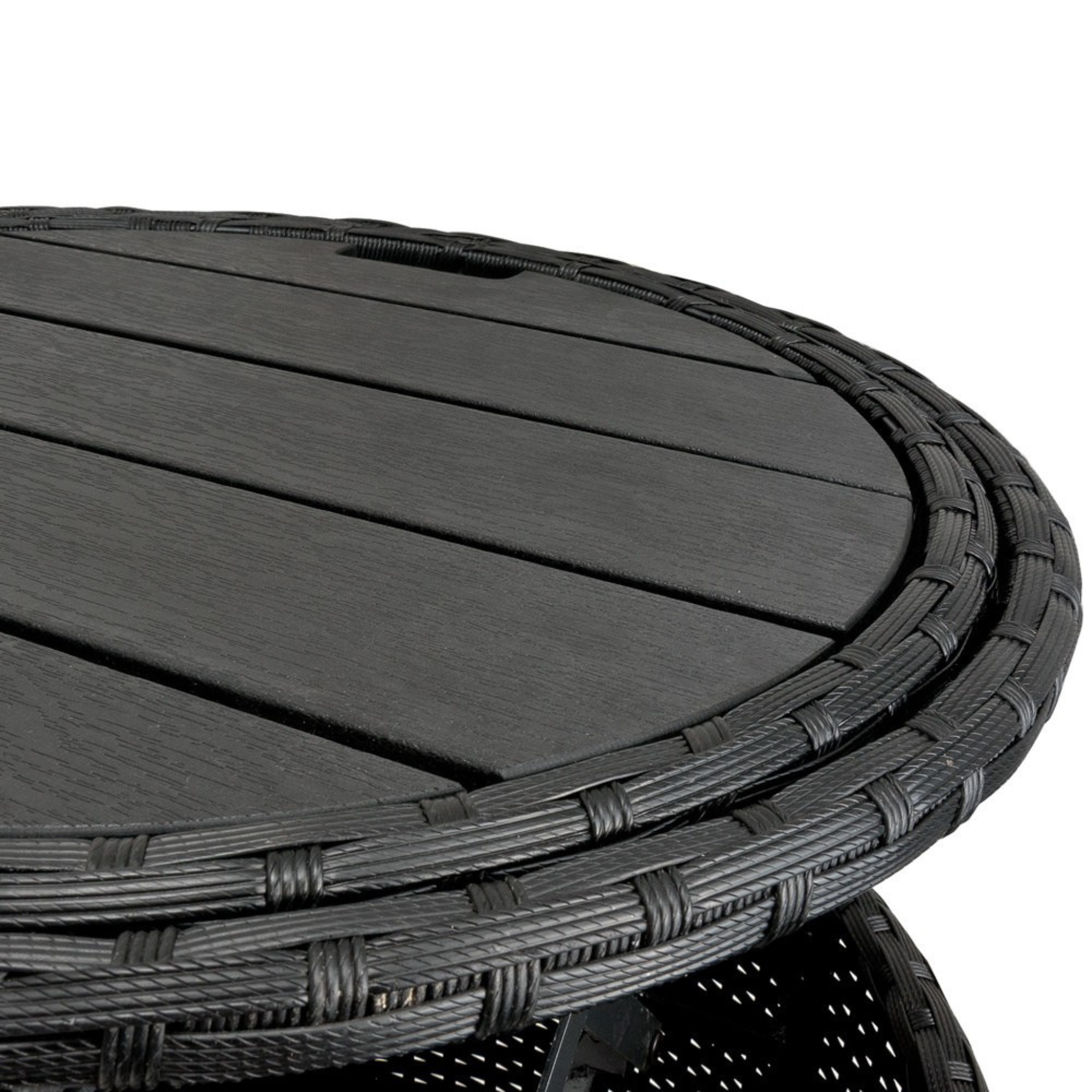 Salon de Jardin Premium - Oasis 185cm – Modulable - Gris Anthracite